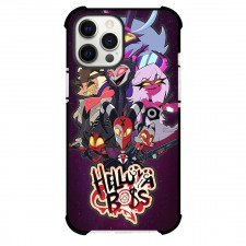 Helluva Boss Phone Case For iPhone Samsung Galaxy Pixel OnePlus Vivo Xiaomi Asus Sony Motorola Nokia - Helluva Boss Royal Family Guard Dog Illustration Art On Purple Background