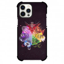 Helluva Boss Phone Case For iPhone Samsung Galaxy Pixel OnePlus Vivo Xiaomi Asus Sony Motorola Nokia - Helluva Boss The Seven Deadly Sines On Dark Background