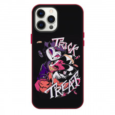 Helluva Boss Stolas Phone Case For iPhone Samsung Galaxy Pixel OnePlus Vivo Xiaomi Asus Sony Motorola Nokia - Stolas Trick Or Treat Illustration Art On Dark Background