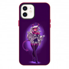 Helluva Boss Verosika Mayday Phone Case For iPhone Samsung Galaxy Pixel OnePlus Vivo Xiaomi Asus Sony Motorola Nokia - Verosika Mayday Standing On Purple Background