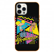 Hey Arnold Phone Case For iPhone Samsung Galaxy Pixel OnePlus Vivo Xiaomi Asus Sony Motorola Nokia - Hey Arnold Party Coaster Art On Black Background