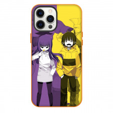 High Score Girl Phone Case For iPhone Samsung Galaxy Pixel OnePlus Vivo Xiaomi Asus Sony Motorola Nokia - Haruo And Akira Fierce Portrait Game Background