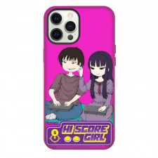 High Score Girl Phone Case For iPhone Samsung Galaxy Pixel OnePlus Vivo Xiaomi Asus Sony Motorola Nokia - Haruo And Akira Playing Pinch Cheeks Series Poster