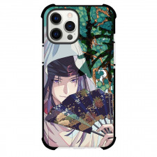Hikaru No Go Fujiwara No Sai Phone Case For iPhone Samsung Galaxy Pixel OnePlus Vivo Xiaomi Asus Sony Motorola Nokia - Fujiwara No Sai Hold Folding Fan Illustration Art