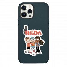 Hilda Phone Case For iPhone Samsung Galaxy Pixel OnePlus Vivo Xiaomi Asus Sony Motorola Nokia - Characters Smile Crow Series Sticker