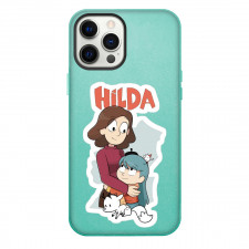 Hilda Phone Case For iPhone Samsung Galaxy Pixel OnePlus Vivo Xiaomi Asus Sony Motorola Nokia - Hug Smiling Portrait Series Sticker