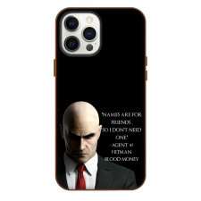 Hitman Phone Case For iPhone Samsung Galaxy Pixel OnePlus Vivo Xiaomi Asus Sony Motorola Nokia - Hitman Phrase Portrait Poster