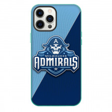 Milwaukee Admirals Phone Case For iPhone Samsung Galaxy Pixel OnePlus Vivo Xiaomi Asus Sony Motorola Nokia - Logo Blue Dots Poster