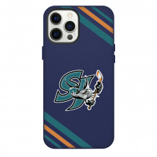 San Jose Barracuda Phone Case For iPhone Samsung Galaxy Pixel OnePlus Vivo Xiaomi Asus Sony Motorola Nokia - Large Logo With Stripe