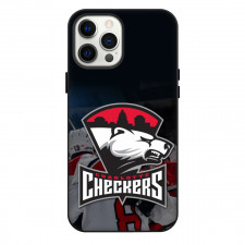 Charlotte Checkers Phone Case For iPhone Samsung Galaxy Pixel OnePlus Vivo Xiaomi Asus Sony Motorola Nokia - Logo Team Gradient Background