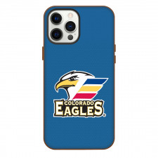 Colorado Eagles Phone Case For iPhone Samsung Galaxy Pixel OnePlus Vivo Xiaomi Asus Sony Motorola Nokia - Logo Dots Blue Background