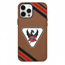 HC Fribourg Gotteron Phone Case For iPhone Samsung Galaxy Pixel OnePlus Vivo Xiaomi Asus Sony Motorola Nokia - Large Logo With Stripe