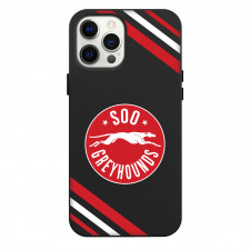 Sault Ste Marie Greyhounds Phone Case For iPhone Samsung Galaxy Pixel OnePlus Vivo Xiaomi Asus Sony Motorola Nokia - Large Logo Stripe