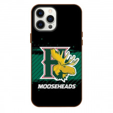 Halifax Mooseheads Phone Case For iPhone Samsung Galaxy Pixel OnePlus Vivo Xiaomi Asus Sony Motorola Nokia - Logo In Green And Black Background
