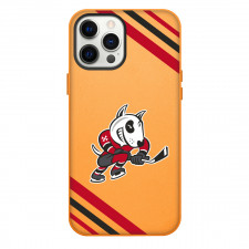 Niagara IceDogs Phone Case For iPhone Samsung Galaxy Pixel OnePlus Vivo Xiaomi Asus Sony Motorola Nokia - Large Logo Stripe