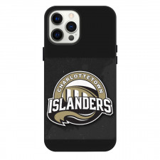 Charlottetown Islanders Phone Case For iPhone Samsung Galaxy Pixel OnePlus Vivo Xiaomi Asus Sony Motorola Nokia - Logo In Gray Grunge Background