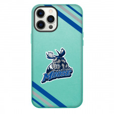Manitoba Moose Phone Case For iPhone Samsung Galaxy Pixel OnePlus Vivo Xiaomi Asus Sony Motorola Nokia - Large Logo With Stripe
