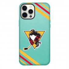 Wilkes Barre Scranton Penguins Phone Case For iPhone Samsung Galaxy Pixel OnePlus Vivo Xiaomi Asus Sony Motorola Nokia - Large Logo With Stripe