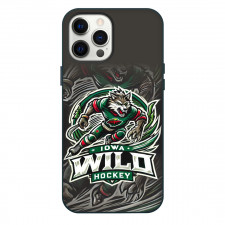 Iowa Wild Phone Case For iPhone Samsung Galaxy Pixel OnePlus Vivo Xiaomi Asus Sony Motorola Nokia - Logo Overlay In Gray Background