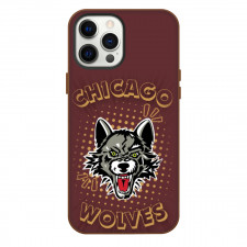 Chicago Wolves Phone Case For iPhone Samsung Galaxy Pixel OnePlus Vivo Xiaomi Asus Sony Motorola Nokia - Logo Dot Maroon Poster