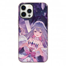 Hololive Koseki Bijou Phone Case For iPhone Samsung Galaxy Pixel OnePlus Vivo Xiaomi Asus Sony Motorola Nokia - Koseki Bijou Smiling Portrait Crystal Background