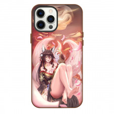 Honkai Star Rail Fugue Phone Case For iPhone Samsung Galaxy Pixel OnePlus Vivo Xiaomi Asus Sony Motorola Nokia - Fugue Holding Fan Smiling Portrait