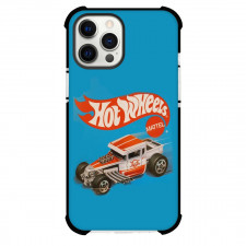 Hot Wheels Let?s Race Phone Case For iPhone Samsung Galaxy Pixel OnePlus Vivo Xiaomi Asus Sony Motorola Nokia - Skull Race Car Blue Background