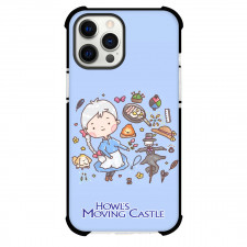 Howl's Moving Castle Phone Case For iPhone Samsung Galaxy Pixel OnePlus Vivo Xiaomi Asus Sony Motorola Nokia - Howl's Moving Castle Character Icon On Purple Background