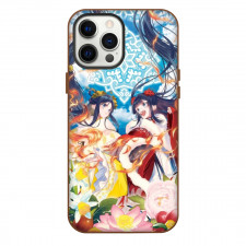 Though I Am An Inept Villainess Phone Case For iPhone Samsung Galaxy Pixel OnePlus Vivo Xiaomi Asus Sony Motorola Nokia - Shu Keigetsu And Kou Reirin Fighting Power Poster