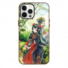 Though I Am An Inept Villainess Phone Case For iPhone Samsung Galaxy Pixel OnePlus Vivo Xiaomi Asus Sony Motorola Nokia - Shu Keigetsu And Kou Reirin Sitting By The Lake Poster