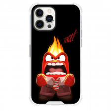 Pixar Inside Out Anger Phone Case For iPhone Samsung Galaxy Pixel OnePlus Vivo Xiaomi Asus Sony Motorola Nokia - Anger Head On Fire