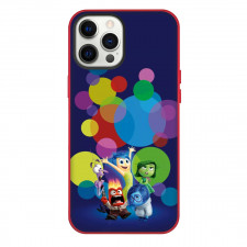 Pixar Inside Out Phone Case For iPhone Samsung Galaxy Pixel OnePlus Vivo Xiaomi Asus Sony Motorola Nokia - Characters Blue Background