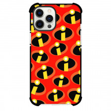The Incredibles Phone Case For iPhone Samsung Galaxy Pixel OnePlus Vivo Xiaomi Asus Sony Motorola Nokia - The Incredibles Logo Pattern Art On Red Background