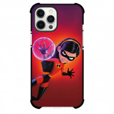 The Incredibles Violet Parr Phone Case For iPhone Samsung Galaxy Pixel OnePlus Vivo Xiaomi Asus Sony Motorola Nokia - The Incredibles Violet Parr Creating Froce Field On Red Background