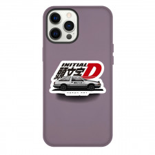 Initial D AE86 Phone Case For iPhone Samsung Galaxy Pixel OnePlus Vivo Xiaomi Asus Sony Motorola Nokia - AE86 Grey Car Art Sticker