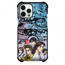 Initial D Phone Case For iPhone Samsung Galaxy Pixel OnePlus Vivo Xiaomi Asus Sony Motorola Nokia - Six Initial D Characters with Show them Cars Collage