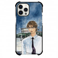 Initial D Ryosuke Takahashi Phone Case For iPhone Samsung Galaxy Pixel OnePlus Vivo Xiaomi Asus Sony Motorola Nokia - Ryosuke Takahashi Poster with House and Sky Background