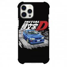 Initial D Subaru Impreza Phone Case For iPhone Samsung Galaxy Pixel OnePlus Vivo Xiaomi Asus Sony Motorola Nokia - Subaru Impreza Racing Blue Car Sketch Art