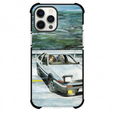 Initial D Takumi Fujiwara & AE86 Phone Case For iPhone Samsung Galaxy Pixel OnePlus Vivo Xiaomi Asus Sony Motorola Nokia - Takumi Fujiwara & AE86 Driving Car Wall Art