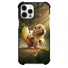 Italian Brainrot Bobrelli Bananelli Phone Case For iPhone Samsung Galaxy Pixel OnePlus Vivo Xiaomi Asus Sony Motorola Nokia - Bobrelli Bananelli Standing In Forest Poster