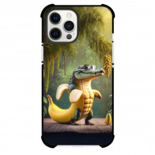 Italian Brainrot Crocodildo Penisini Phone Case For iPhone Samsung Galaxy Pixel OnePlus Vivo Xiaomi Asus Sony Motorola Nokia - Crocodildo Penisini Standing On Table 3D Art Poster