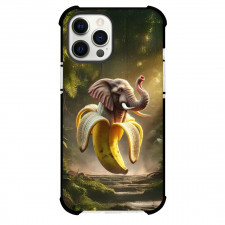 Italian Brainrot Elephantuchi Bananuchi Phone Case For iPhone Samsung Galaxy Pixel OnePlus Vivo Xiaomi Asus Sony Motorola Nokia - Elephantuchi Bananuchi In Forest 3D Art Poster