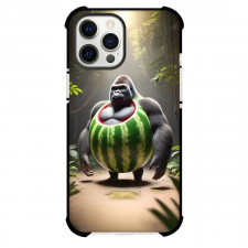 Italian Brainrot Gorillo Watermellondrillo Phone Case For iPhone Samsung Galaxy Pixel OnePlus Vivo Xiaomi Asus Sony Motorola Nokia - Gorillo Watermellondrillo Standing In The Forest Poster