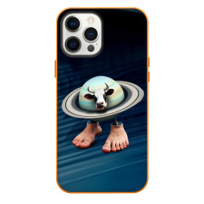 Italian Brainrot La Vaca Saturno Saturnita Phone Case For iPhone Samsung Galaxy Pixel OnePlus Vivo Xiaomi Asus Sony Motorola Nokia - La Vaca Saturno Saturnita 3D Art On Dark Blue Background