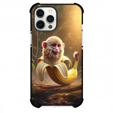 Italian Brainrot Makakini Bananini Phone Case For iPhone Samsung Galaxy Pixel OnePlus Vivo Xiaomi Asus Sony Motorola Nokia - Makakini Bananini In Forest 3D Art Poster