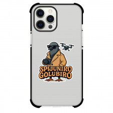 Italian Brainrot Spijuniro Golubiro Phone Case For iPhone Samsung Galaxy Pixel OnePlus Vivo Xiaomi Asus Sony Motorola Nokia - Spijuniro Golubiro Spy Bird Illustration Art Sticker