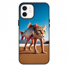 Italian Brainrot Trulimero Trulicina Phone Case For iPhone Samsung Galaxy Pixel OnePlus Vivo Xiaomi Asus Sony Motorola Nokia - Trulimero Trulicina Standing On Beach 3D Art Poster