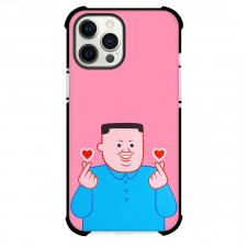 Joan Cornella Phone Case For iPhone Samsung Galaxy Pixel OnePlus Vivo Xiaomi Asus Sony Motorola Nokia - Kim Jong Un Pink Background Pop Art