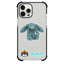 Jellycat Animals Phone Case For iPhone Samsung Galaxy Pixel OnePlus Vivo Xiaomi Asus Sony Motorola Nokia - Luxe Bunny Azure Portrait