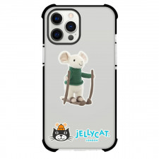 Jellycat Animals Phone Case For iPhone Samsung Galaxy Pixel OnePlus Vivo Xiaomi Asus Sony Motorola Nokia - Merry Mouse Skiing Portrait
